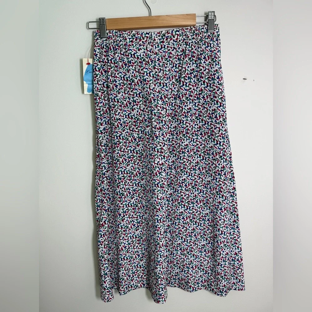 VINTAGE 80s deadstock CARRIAGE COURT midi SKIRT